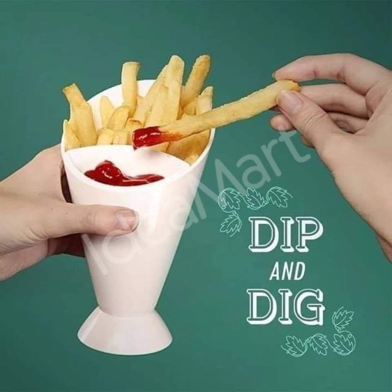 fries-cone-holder-with-dipping-cup-product-image