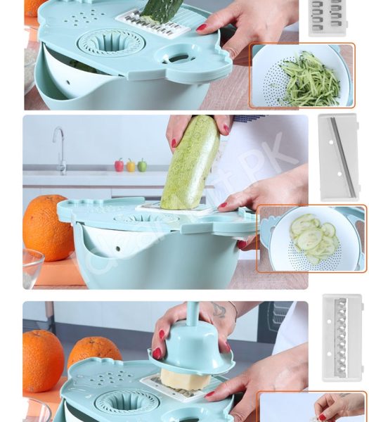 7-in-1-multifunctional-vegetable-cutter-with-a-drain-basket-4-interchangeable-blades-squeezer-product-image