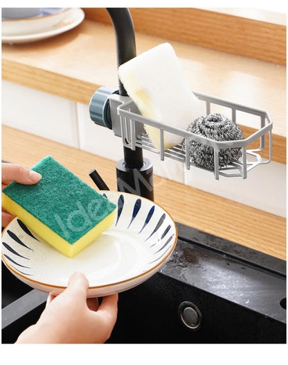plastic-adjustable-tap-holder-shelf-with-drain-rack-for-kitchen-sink-product-image