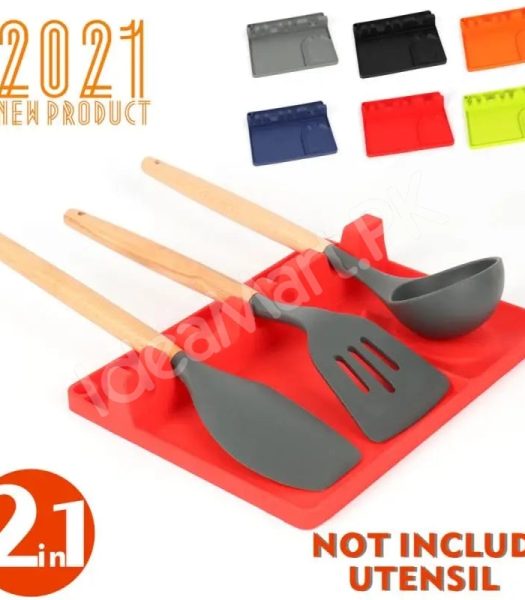 2-in-1-silicone-spoon-utensil-holder-with-drip-pad-5-slots-for-stovetop-use-product-image