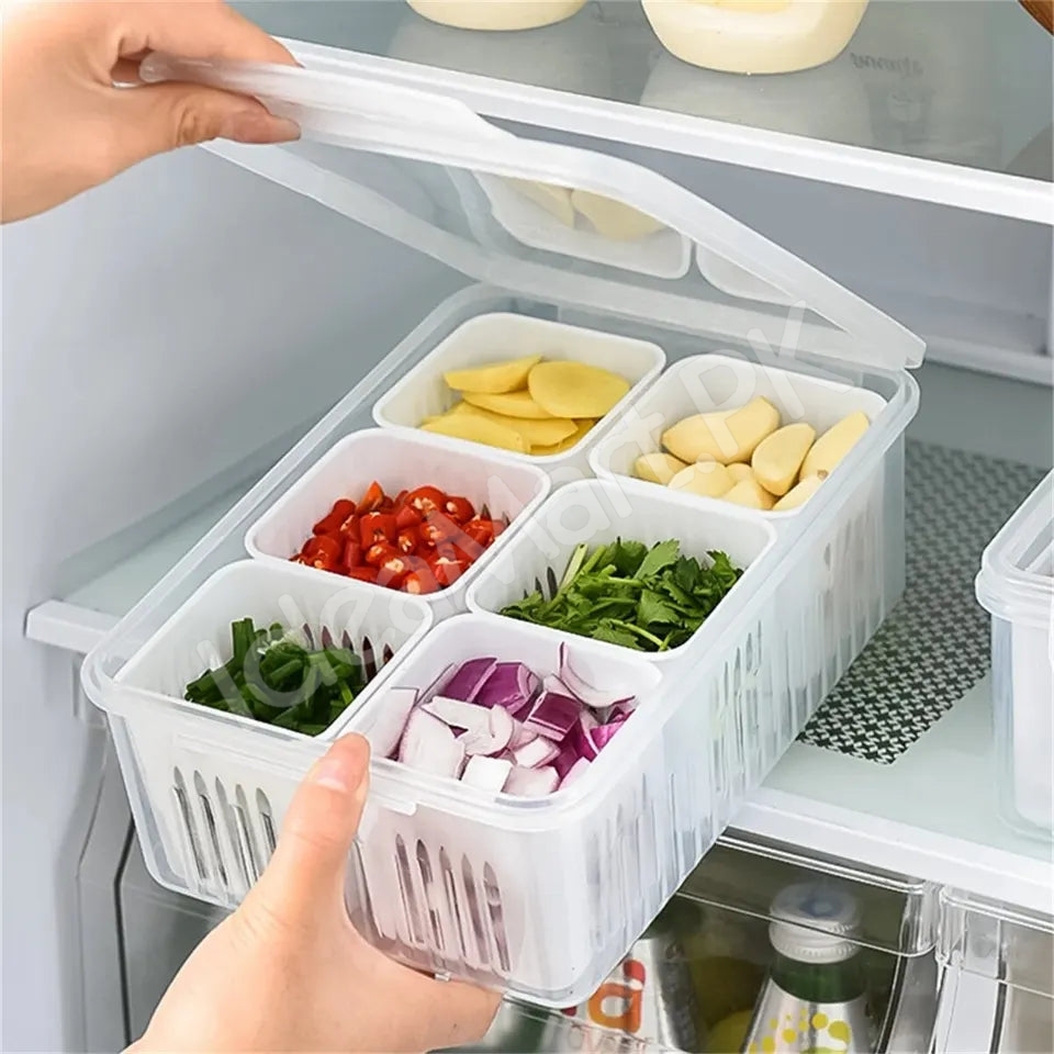 plastic-fridge-food-storage-container-6-piece-set-for-vegetables-fruit-product-image