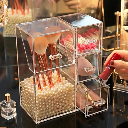 acrylic-makeup-brush-holder-with-3-drawers-lid-for-lipstick-jewellery-product-image