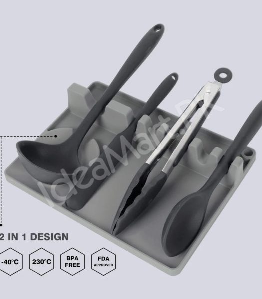 2-in-1-silicone-spoon-utensil-holder-with-drip-pad-5-slots-for-stovetop-use-product-image