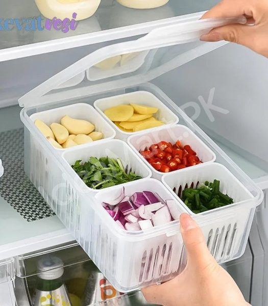plastic-fridge-food-storage-container-6-piece-set-for-vegetables-fruit-product-image