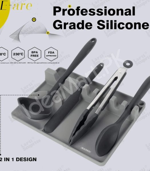 2-in-1-silicone-spoon-utensil-holder-with-drip-pad-5-slots-for-stovetop-use-product-image