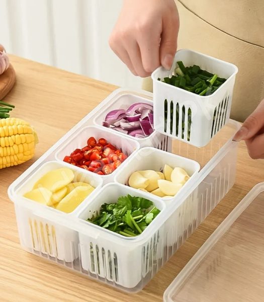 plastic-fridge-food-storage-container-6-piece-set-for-vegetables-fruit-product-image