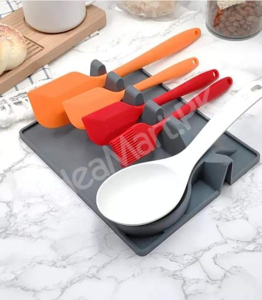 2-in-1-silicone-spoon-utensil-holder-with-drip-pad-5-slots-for-stovetop-use-product-image