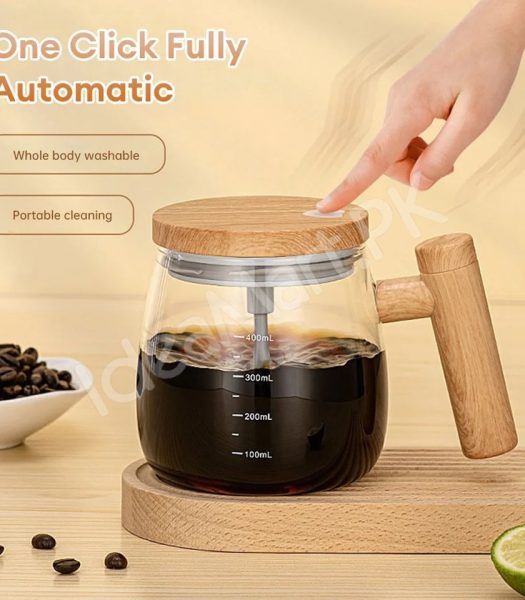 400ml-rechargeable-electric-self-stirring-glass-cup-with-wooden-lid-handle-for-coffee-milk-drinks-product-image
