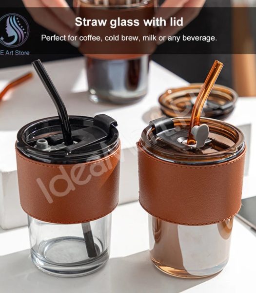 glass-coffee-mug-450ml-with-lid-straw-for-beverages-product-image