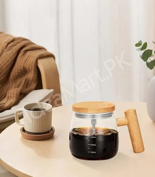 400ml-rechargeable-electric-self-stirring-glass-cup-with-wooden-lid-handle-for-coffee-milk-drinks-product-image