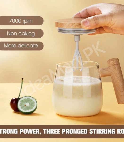 400ml-rechargeable-electric-self-stirring-glass-cup-with-wooden-lid-handle-for-coffee-milk-drinks-product-image