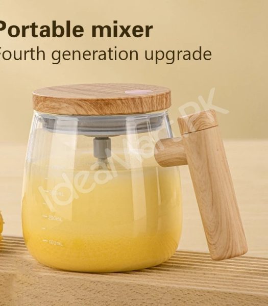 400ml-rechargeable-electric-self-stirring-glass-cup-with-wooden-lid-handle-for-coffee-milk-drinks-product-image