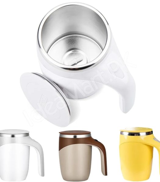 stainless-steel-rechargeable-automatic-self-stirring-coffee-mug-with-lid-for-tea-hot-chocolate-more-product-image