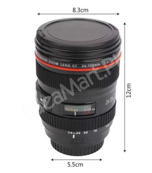 stainless-steel-camera-lens-shape-cup-with-leak-proof-lid-product-image