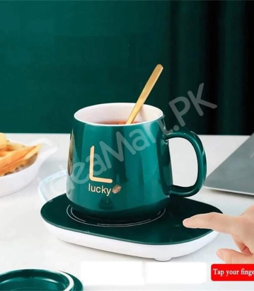 ceramic-usb-heating-pad-mug-set-with-stainless-steel-spoon-lid-for-coffee-milk-more-product-image
