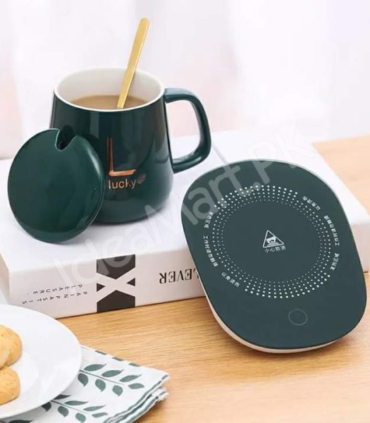 ceramic-usb-heating-pad-mug-set-with-stainless-steel-spoon-lid-for-coffee-milk-more-product-image