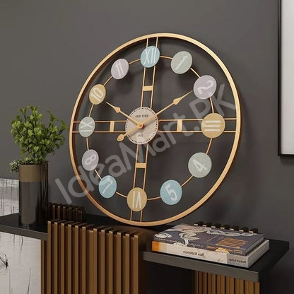 metallic-wall-clock-with-colorful-digit-for-living-room-decor-product-image