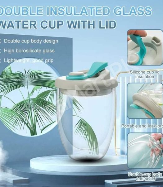 2-layer-350ml-glass-mug-with-airtight-lid-for-cold-coffee-juice-more-product-image