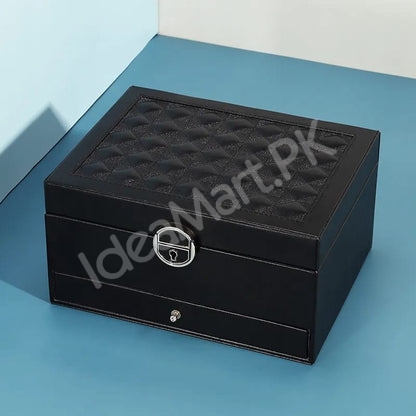 3-layer-leather-jewellery-box-organizer-with-small-mirror-for-storage-accessories-product-image