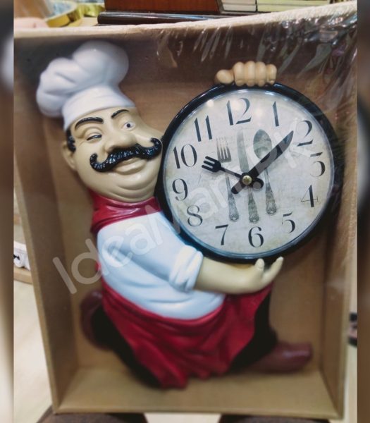 plastic-chef-wall-clock-in-hand-for-resturant-kitchen-product-image