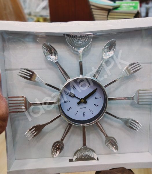 plastic-spoon-fork-shape-wall-clock-for-kitchen-dinning-decor-product-image