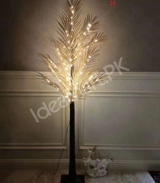 plastic-brown-coconut-tree-style-corner-floor-lamp-with-120-waterproof-led-light-for-offices-bedroom-more-product-image