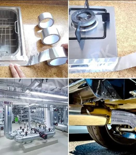 silver-aluminium-foil-tape-adhesive-duct-tape-heat-proof-multiple-use-for-heating-air-conditioning-repairs-2-inches-heat-and-light-reflective-5-meter-product-image