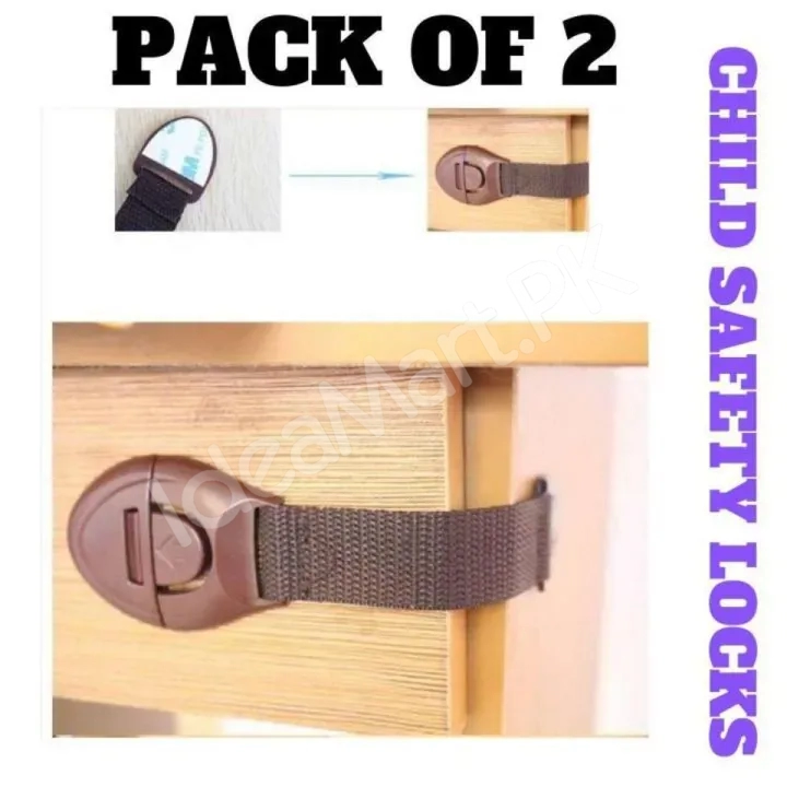 pack-of-2-child-brown-wood-texture-safety-locks-for-drawers-doors-and-refrigerators-child-safety-locks-for-drawers-product-image