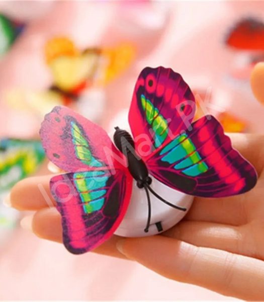 12-pieces-self-adhesive-colorful-3d-led-butterfly-wall-stickers-for-room-decor-product-image