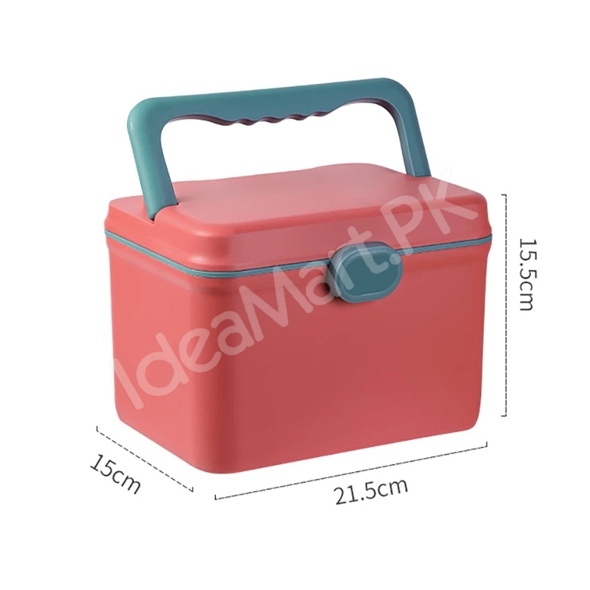 portable-plastic-two-layer-home-first-aid-storage-box-with-carry-product-image