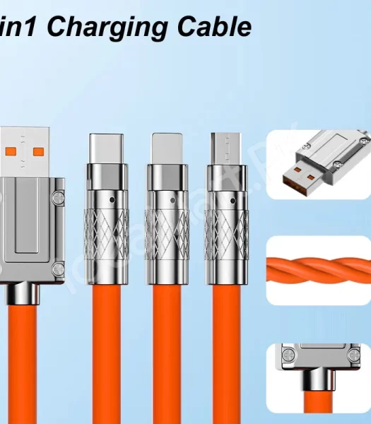 mobile-phone-charger-line-fast-charging-3-in-1-cable-soft-tpe-car-charger-for-ios-android-phones-type-c-micro-interface-120w-product-image
