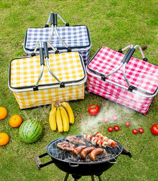 large-collapsible-insulated-cooler-basket-with-aluminum-handle-for-food-and-drinks-product-image