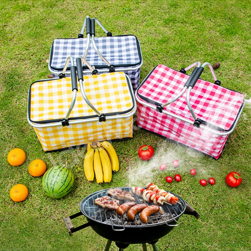 large-collapsible-insulated-cooler-basket-with-aluminum-handle-for-food-and-drinks-product-image