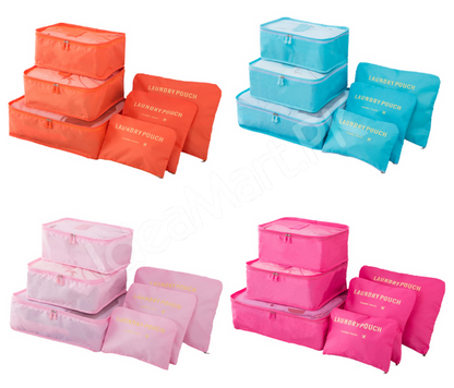 6-pieces-travel-storage-bags-waterproof-luggage-organizer-set-product-image