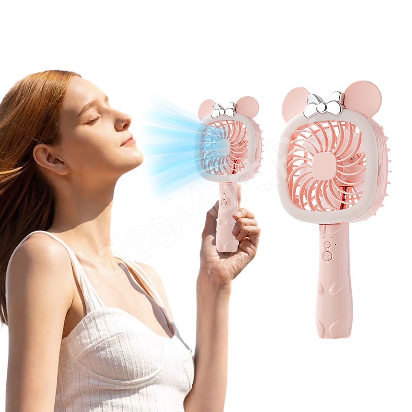 usb-rechargeable-mouse-ear-handheld-fan-with-bow-tie-for-travel-outdoor-use-product-image