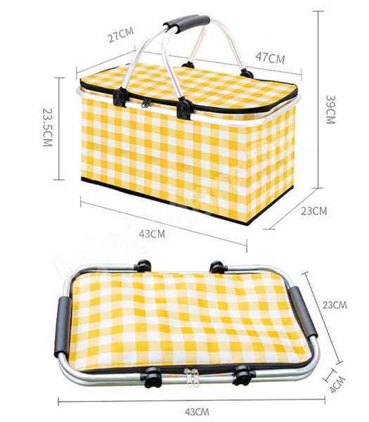 large-collapsible-insulated-cooler-basket-with-aluminum-handle-for-food-and-drinks-product-image