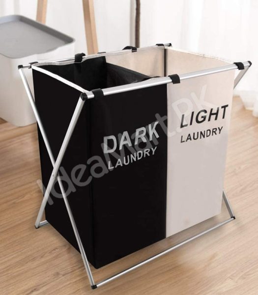 2-3-grid-foldable-separated-laundry-organizer-with-aluminum-frame-for-bedroom-and-dorm-product-image