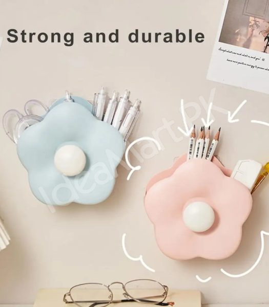 multi-functional-plastic-flower-shaped-makeup-brush-holder-with-hair-tie-hook-product-image