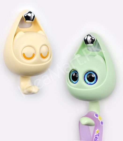 wink-cat-adhesive-hook-creative-wall-mounted-organizer-for-towels-coats-bags-and-keys-product-image