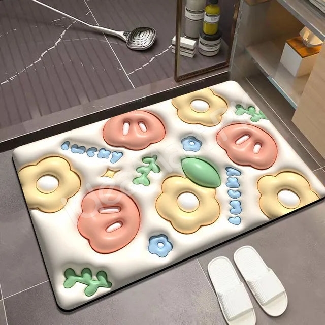 anti-slip-super-absorbent-quick-dry-floor-mat-with-cute-3d-embossed-designs-product-image