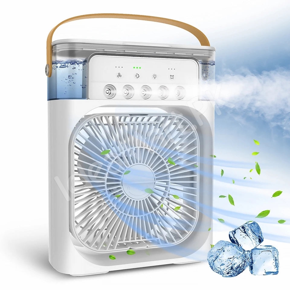 4-in-1-usb-air-cooler-fan-600ml-with-humidifier-night-light-5-mist-levels-product-image