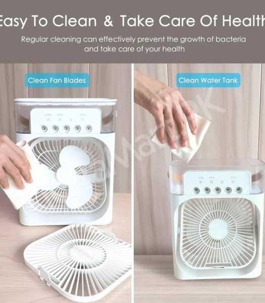 4-in-1-usb-air-cooler-fan-600ml-with-humidifier-night-light-5-mist-levels-product-image