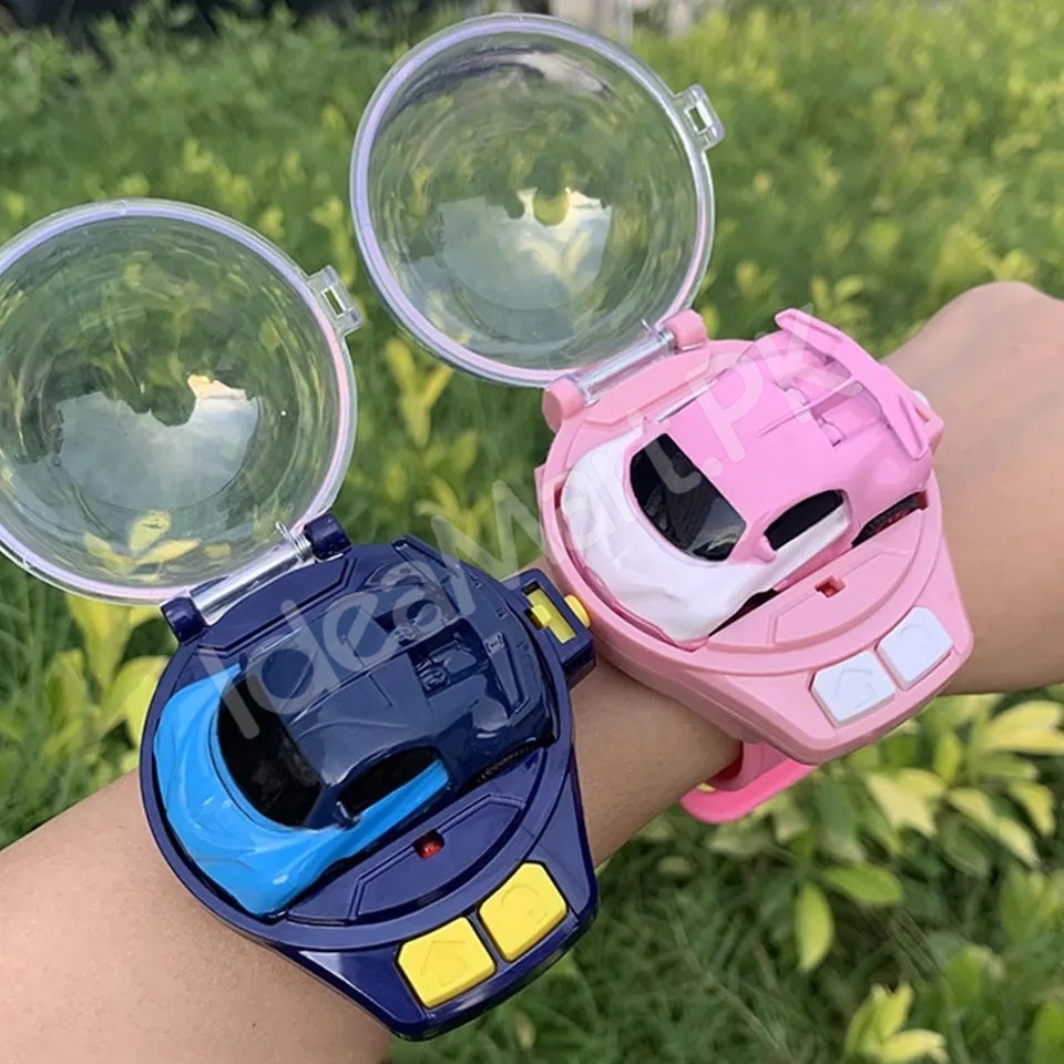 mini-2-4-ghz-rechargeable-rc-car-wrist-watch-toy-with-protective-cover-for-kids-product-image