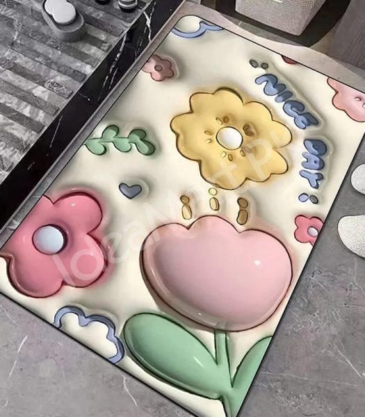 anti-slip-super-absorbent-quick-dry-floor-mat-with-cute-3d-embossed-designs-product-image
