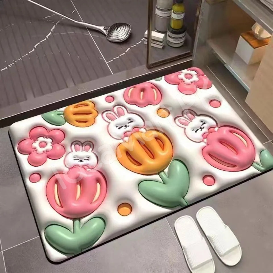 anti-slip-super-absorbent-quick-dry-floor-mat-with-cute-3d-embossed-designs-product-image