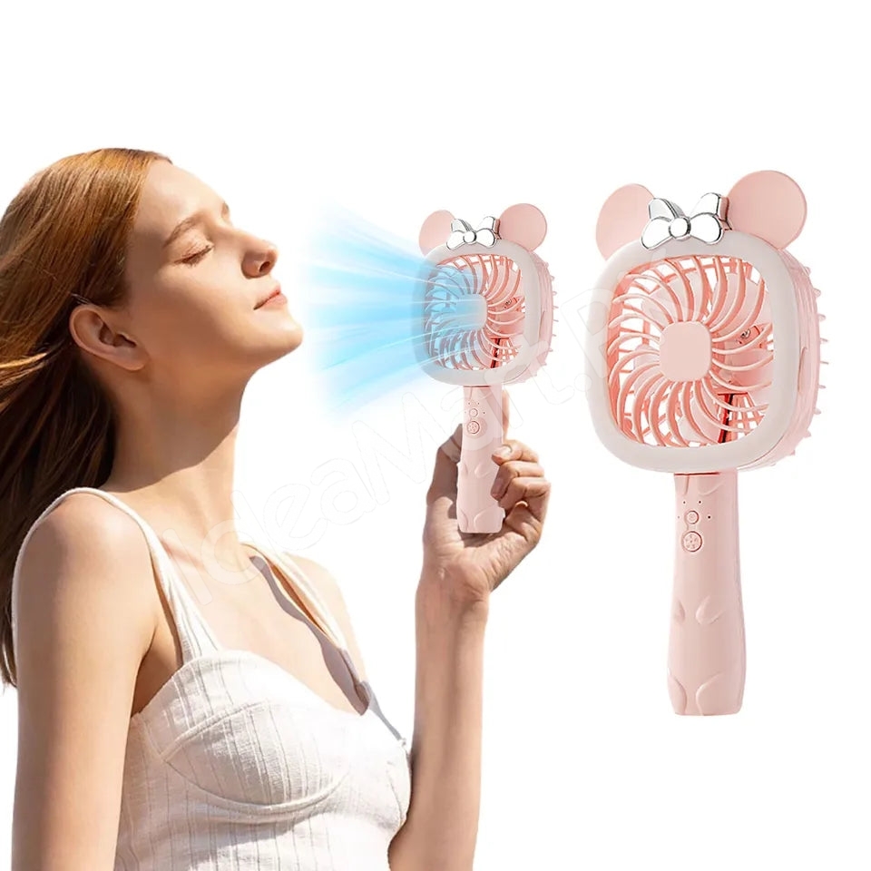 usb-rechargeable-mouse-ear-handheld-fan-with-bow-tie-for-travel-outdoor-use-product-image