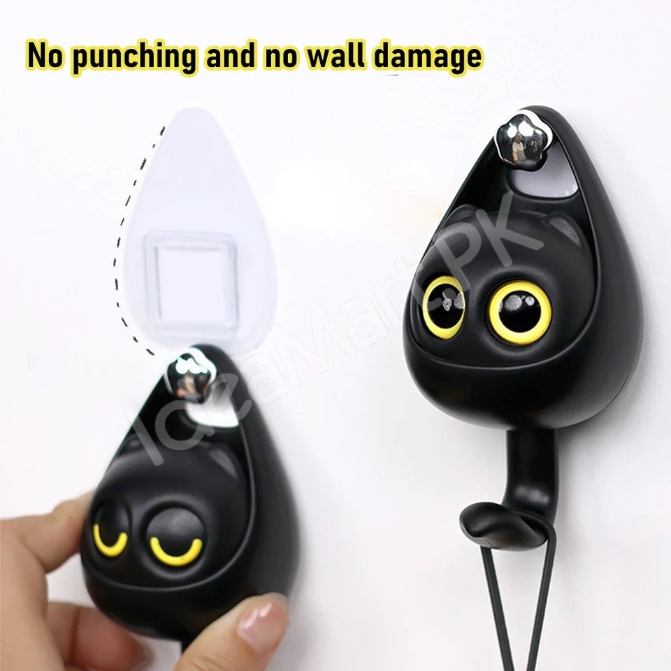 wink-cat-adhesive-hook-creative-wall-mounted-organizer-for-towels-coats-bags-and-keys-product-image