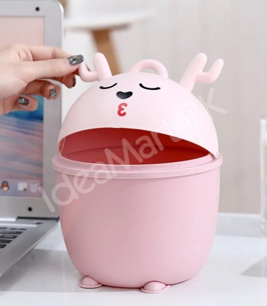 deer-design-desktop-mini-trash-can-with-flip-top-lid-product-image