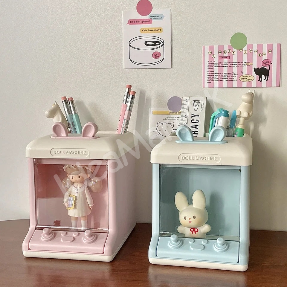 bunny-doll-machine-pen-small-items-holder-for-desktop-organizer-product-image