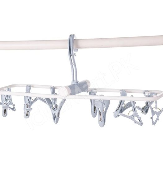 foldable-12-clip-plastic-drying-rack-for-socksbaby-clothes-towels-product-image